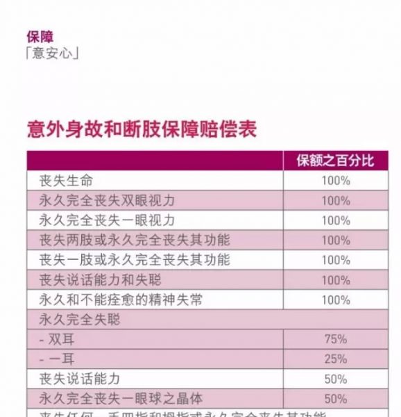 意安心保障计划