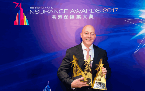 友邦香港（AIA）在「香港保险业大奖 2017」 勇夺四项最高殊荣