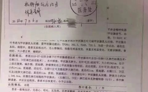 香港友邦保险最新甲状腺癌理赔案例