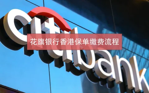 花旗银行香港保险保单缴费流程