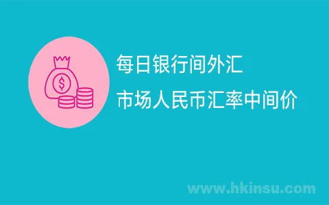每日银行间外汇市场人民币汇率中间价
