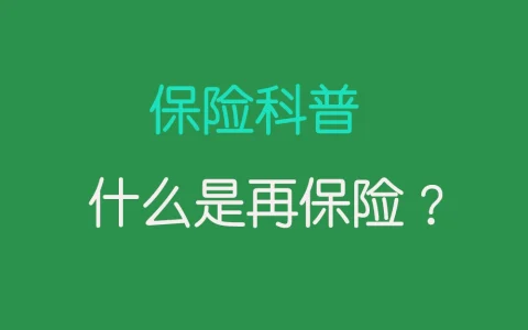 什么是再保险？全面解析再保险的作用及其在保险行业的意义