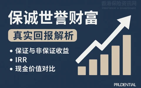 保诚保险「世誉财富」深度解析：保证收益 + 非保证收益并行的长期财富规划方案
