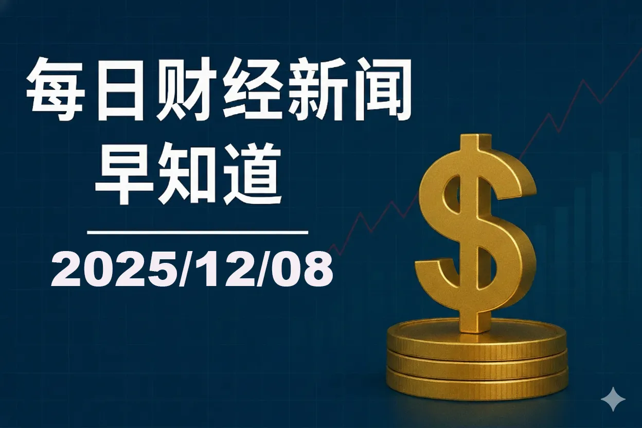 每日财经新闻早知道（2025/12/08） - 香港保险资讯网
