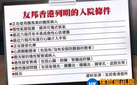 友邦香港：非医疗所需将不会赔偿