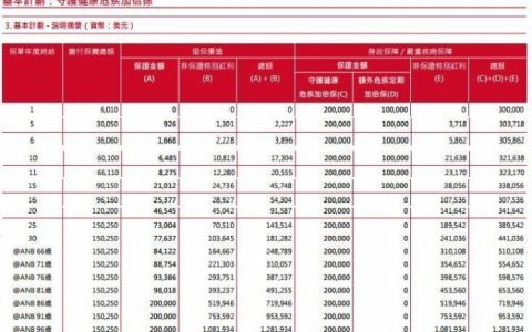 香港保诚守护健康危疾加倍保计划介绍