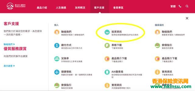 香港友邦保险基金投资资讯查询方法